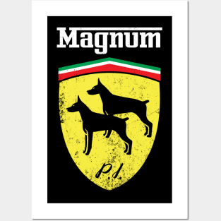 Magnum Shield Dark Fabrics Posters and Art